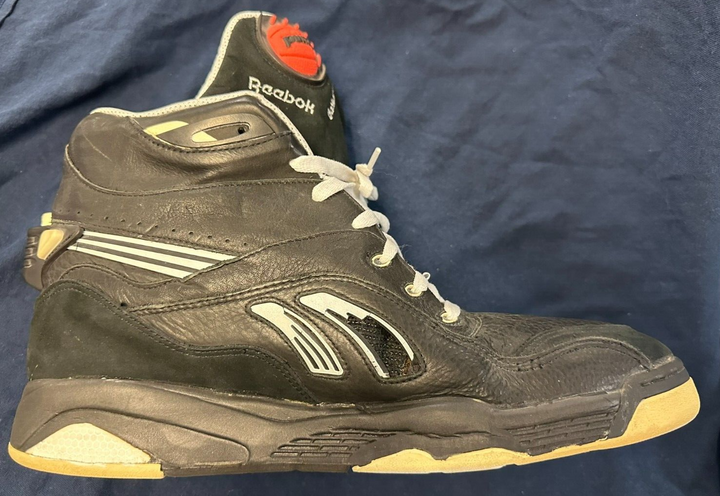 Reggie Lewis Autographed Game Worn Reebok Pump Sneaker BAS Celtics