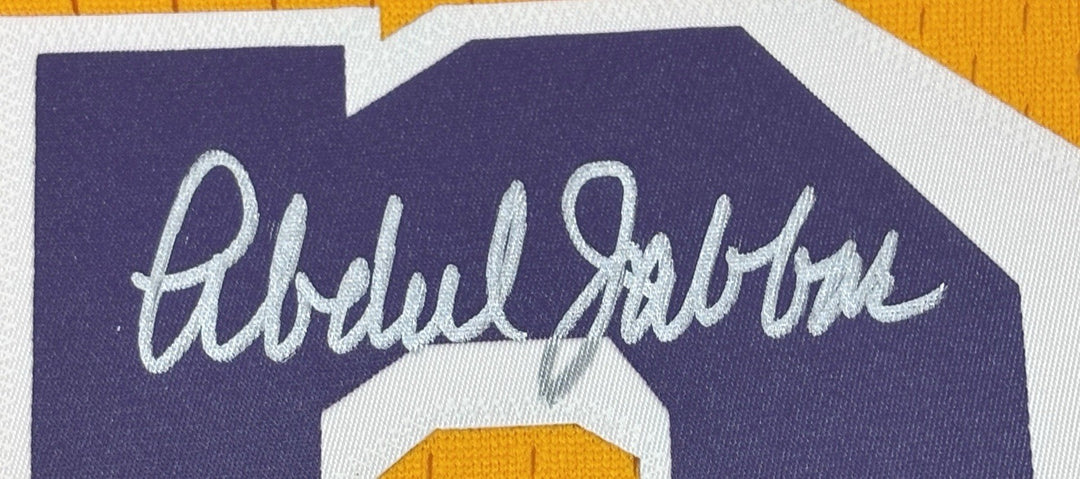 Kareem Abdul-Jabbar Framed Signed Jersey Fanatics Authentic Los Angeles Lakers