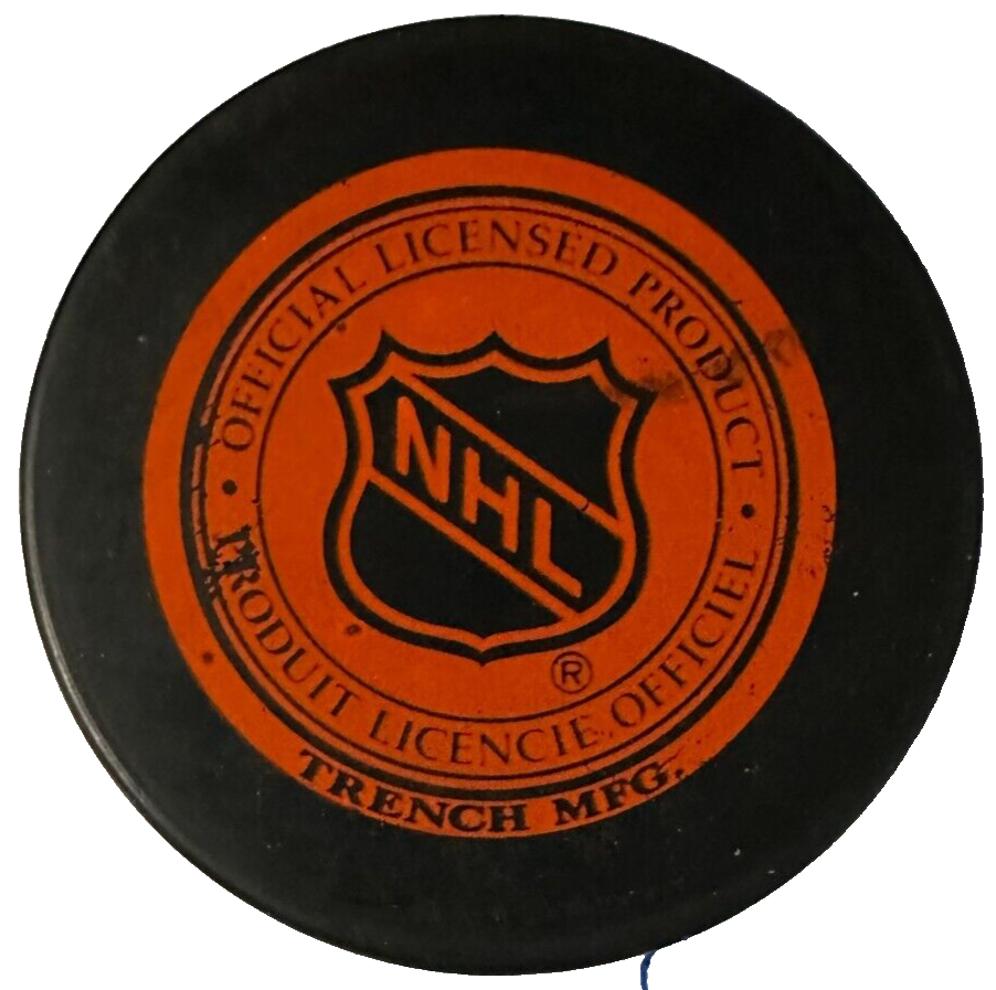 Dave Andreychuk Autographed Boston Bruins Hockey Puck NHL