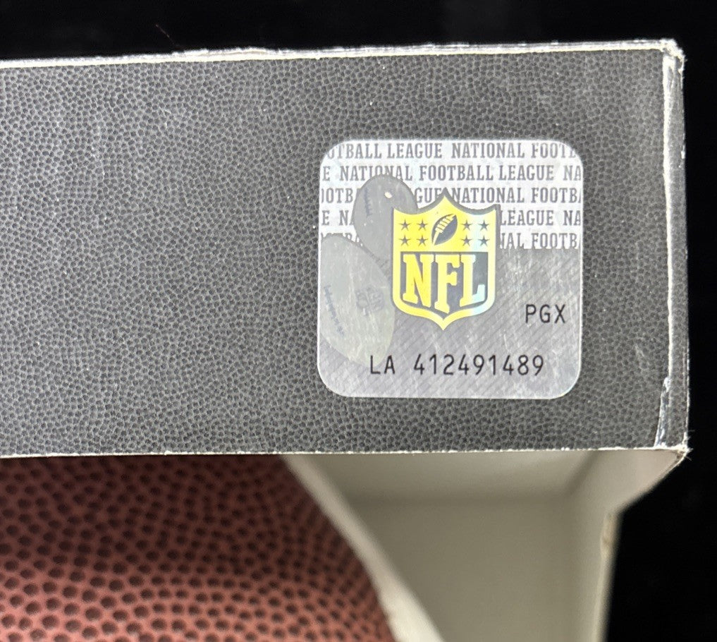 Dan Koppen New England Patriots Autographed White Panel Full Size Football COA