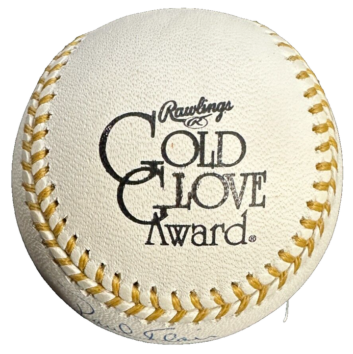 Paul Blair Autographed Rawlings Gold Glove Baseball W/ 8 Gold Gloves Insc