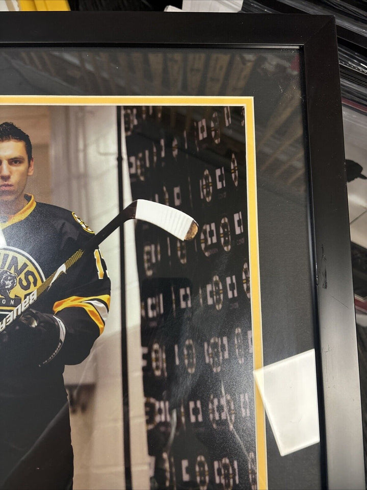 Milan Lucic Signed Framed 16x20 New England Picture Boston Bruins