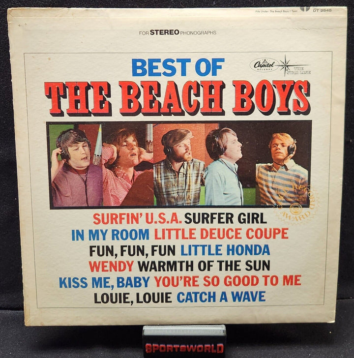 Best Of The Beach Boys Vol. 1 Record Album From 1966 Brian Wilson Rare HOF Used