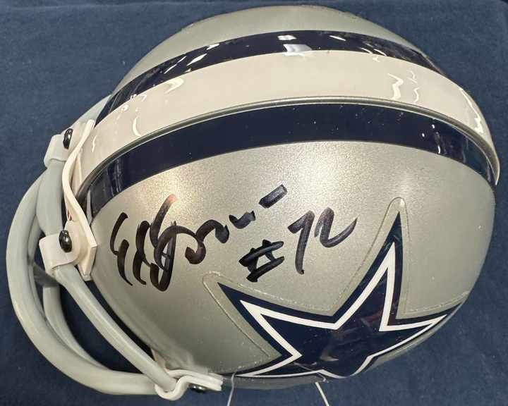 Ed "Too Tall" Jones Autographed Dallas Cowboys Mini Helmet HOF