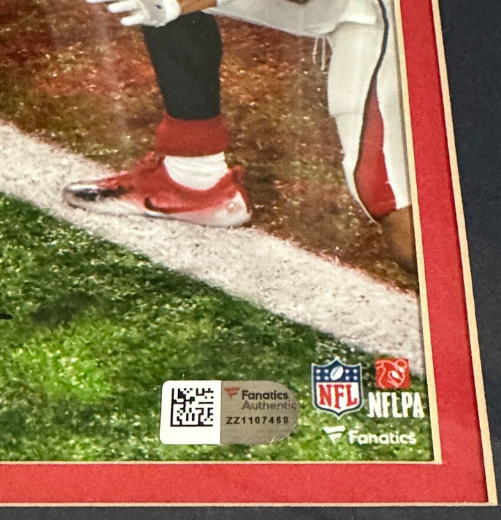 James White Autographed Super Bowl LI Game Winning Drive 8x10 Photo Patriots