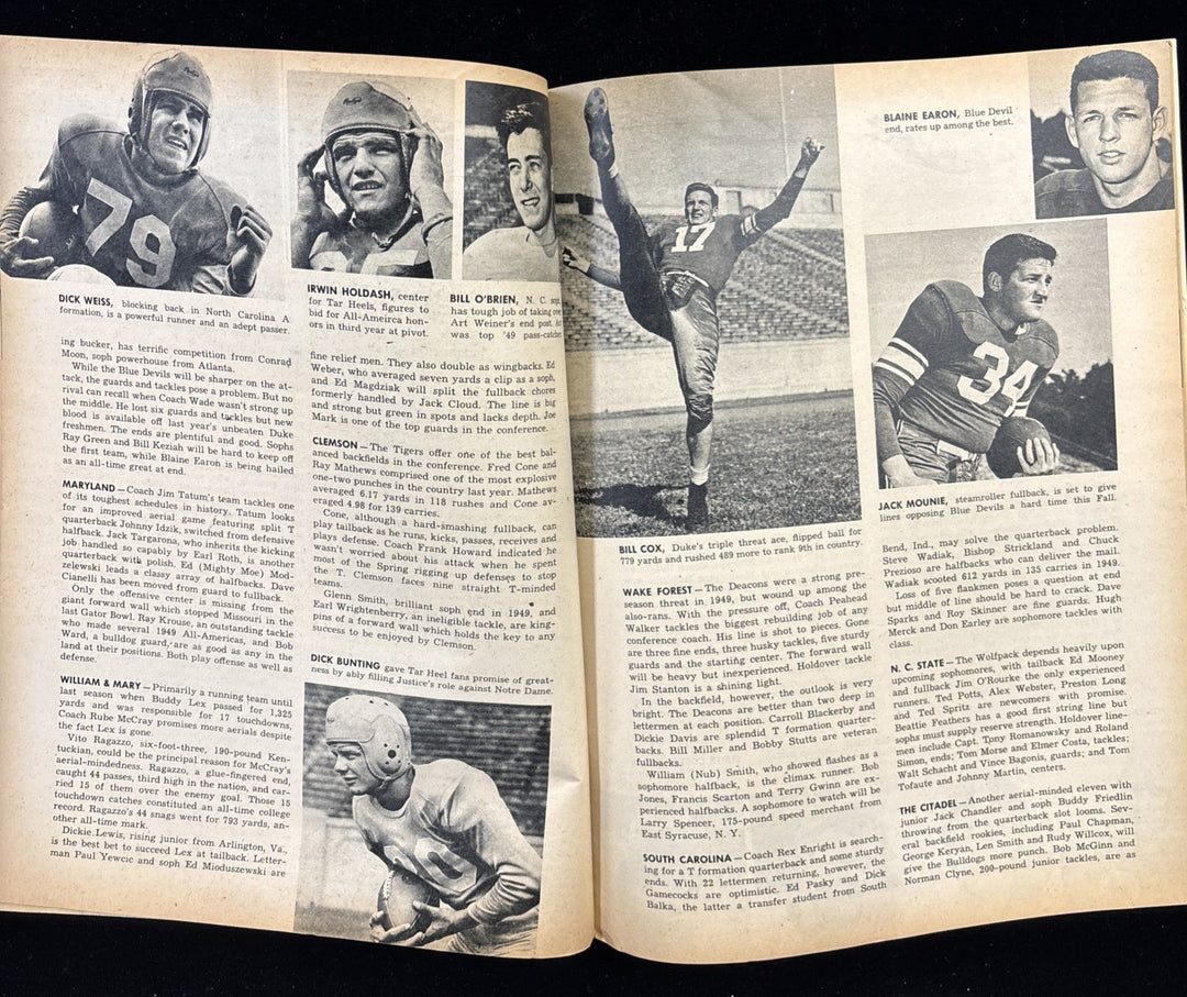 1950 Street & Smiths Sports Football Issue College & Pro Roundups