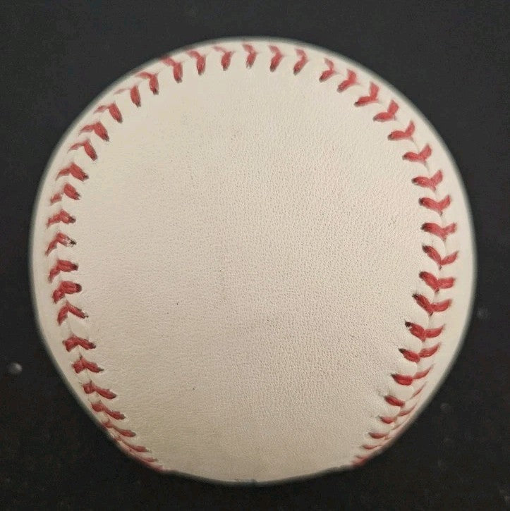 Jeff Nelson Signed Inscribed OML Baseball MLB Holo