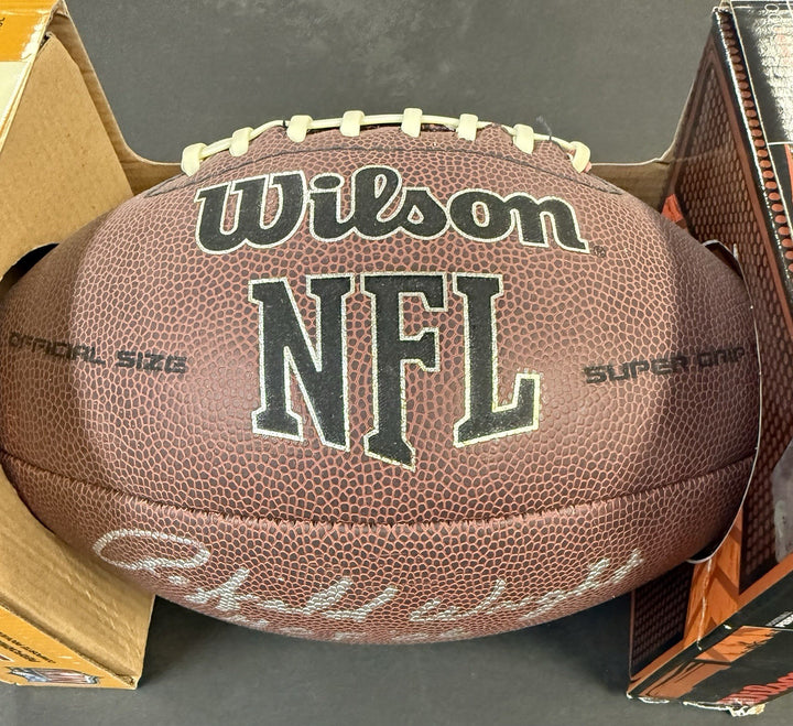 Rayfield Wright Signed HOF ‘06 Inscription Wilson Football COA Dallas Cowboys