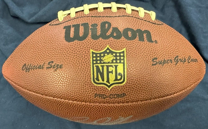 Corey Dillon Autographed Wilson Official NFL Football Bengals Patriots