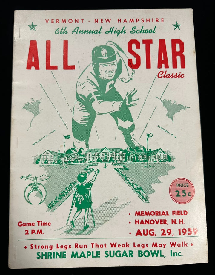 6th Annual Shriners Vermont-New Hampshire High School All-Star Classic Program