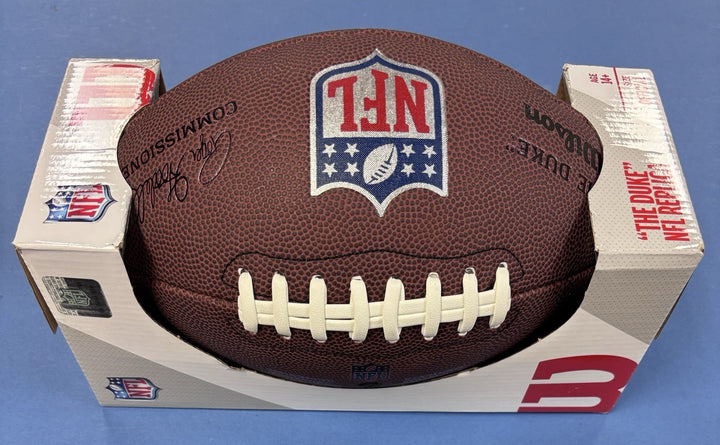 Donnie Shell HOF Signed Wilson Football Pittsburgh Steelers Sportsworld COA