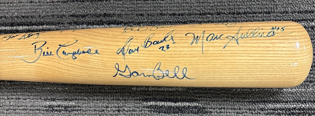 2005 Red Sox Fantasy Camp Signed Baseball Bat Monbouquette Bell Etc.