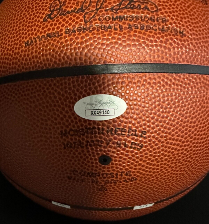 Walt Frazier Autographed Spalding Official NBA Basketball JSA Knicks HOF