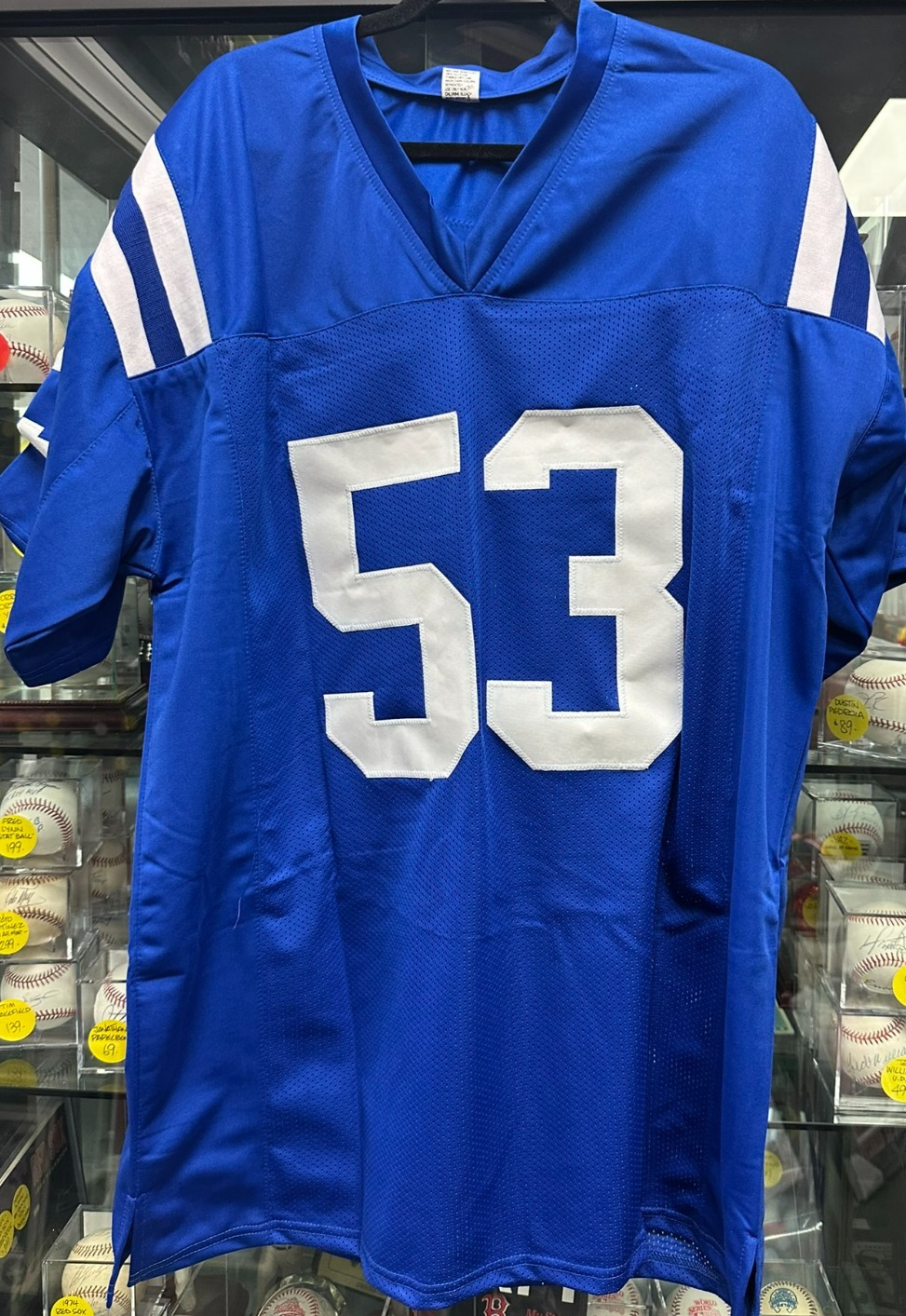 Darius Leonard Autographed Indianapolis Colts Custom Jersey NFL BAS