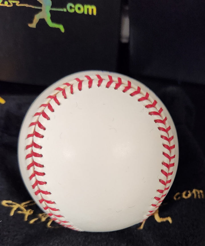 Monte Irvin Signed Inscribed Major League Baseball Reggie Jackson COA Giants HOF