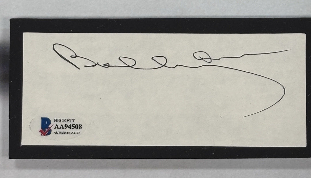 Framed Bobby Orr Cut Signature Beckett Certified Boston Bruins