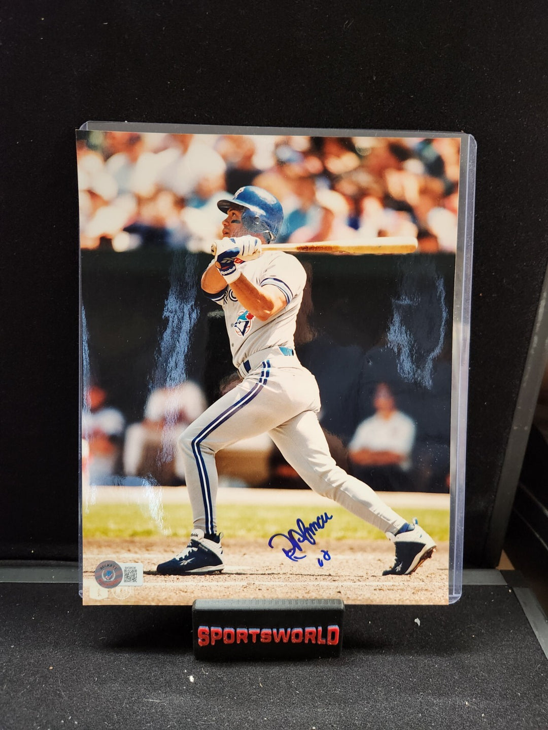 Roberto Alomar Signed 8x10 Photo Toronto Blue Jays Beckett COA