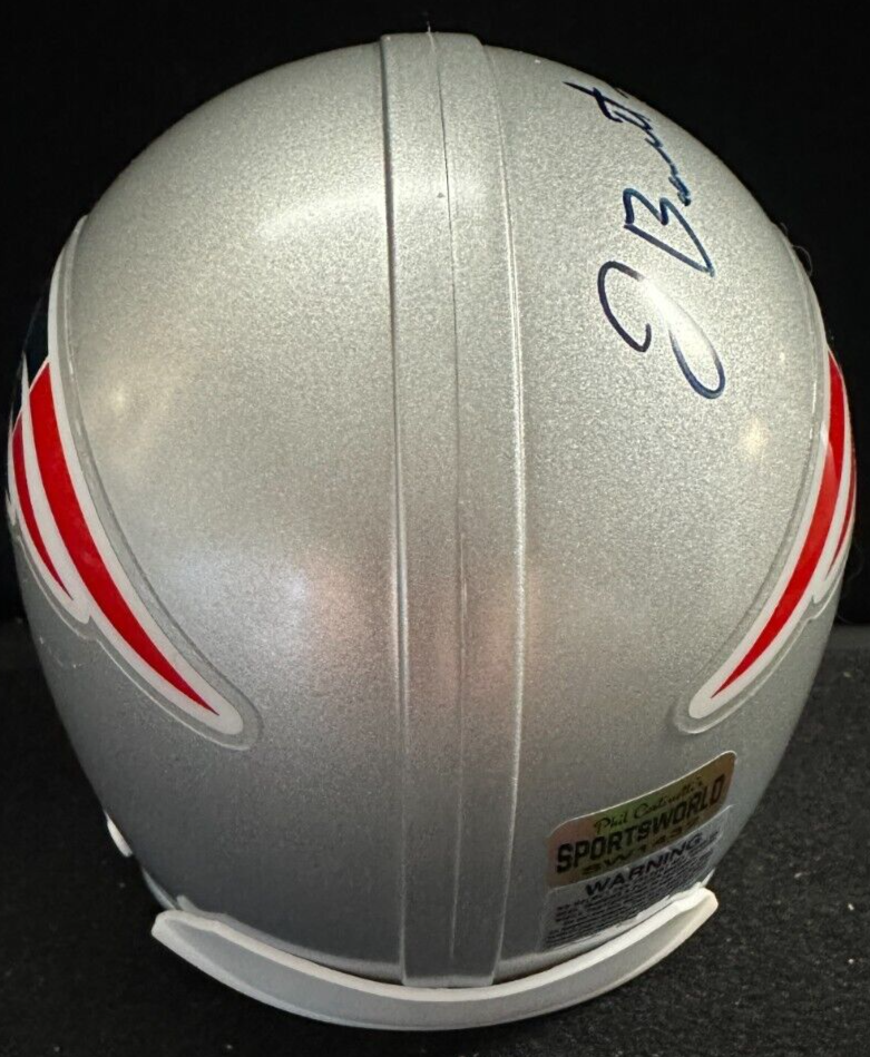 Jacoby Brissett Autographed New England Patriots Mini Helmet NFL