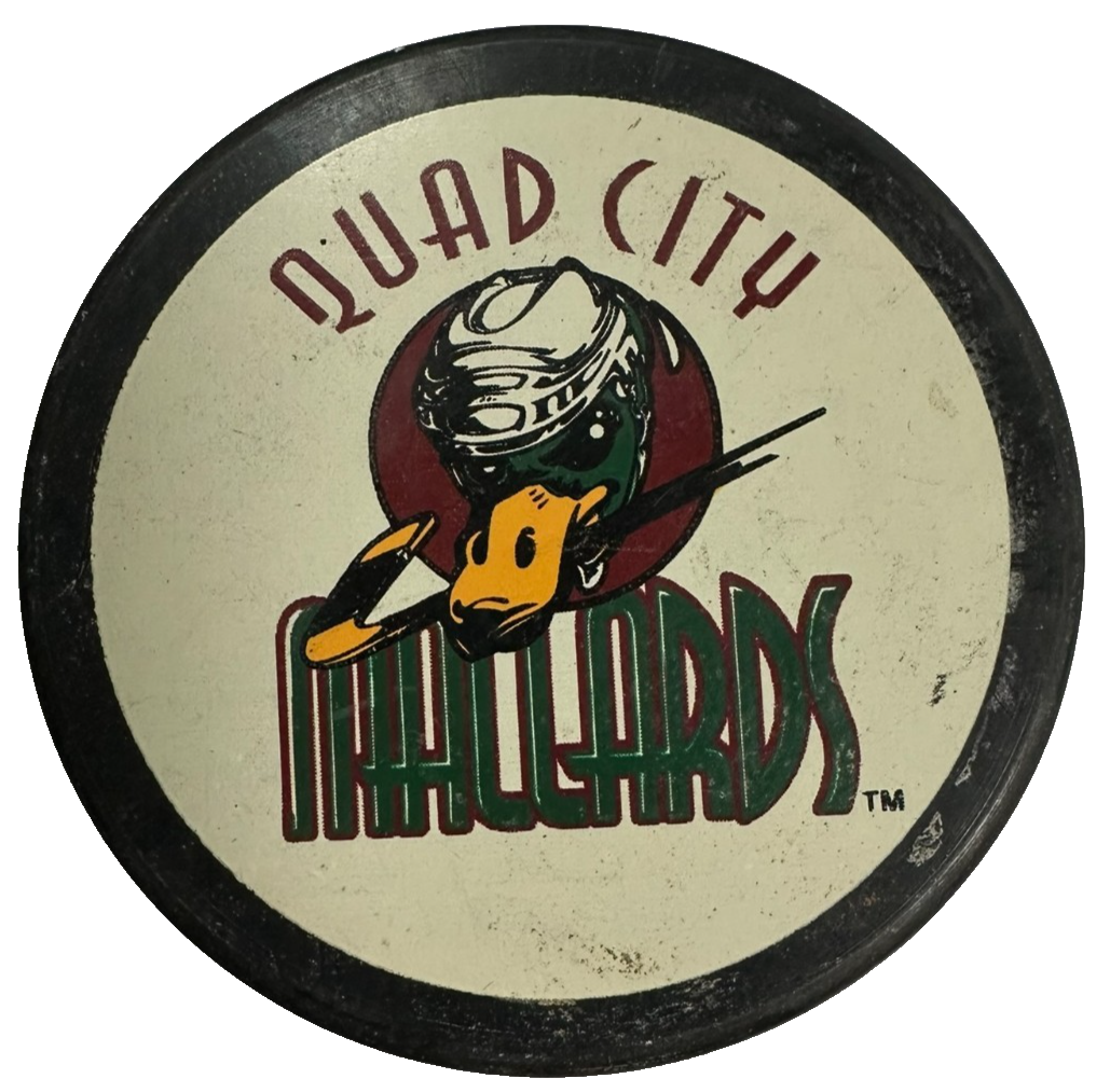 1990's Quad City Mallards Official Hockey Puck UHL