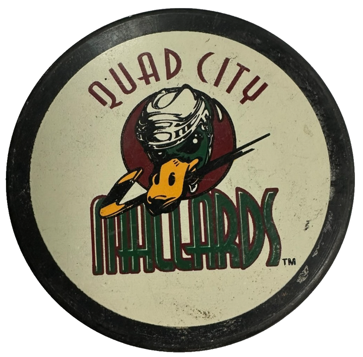 1990's Quad City Mallards Official Hockey Puck UHL