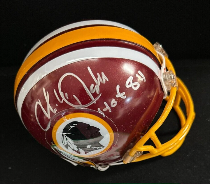 Charley Taylor Autographed Washington Redskins Mini Helmet W/ HOF 84 d. 2022