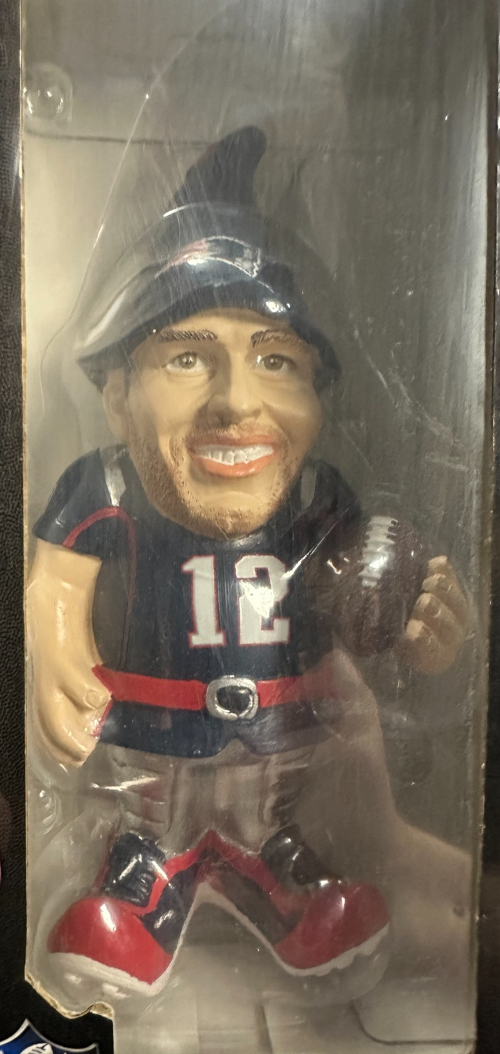Forever Collectibles New England Patriots Tom Brady Garden Gnome Figurine NIB