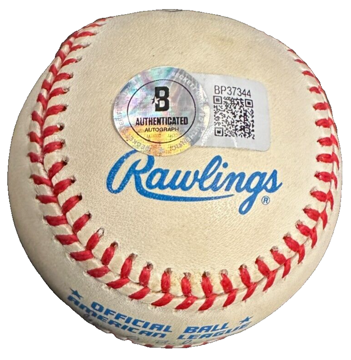 The King Richard Petty Autographed American League Baseball BAS NASCAR