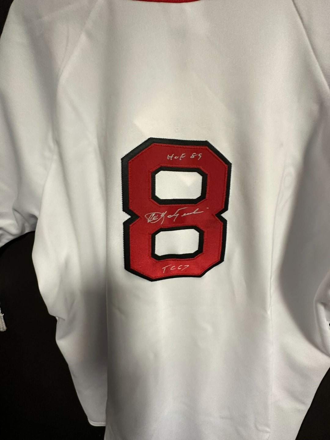 Carl Yastrzemski Autographed Majestic Boston Red Sox Home Jersey W/ Insc