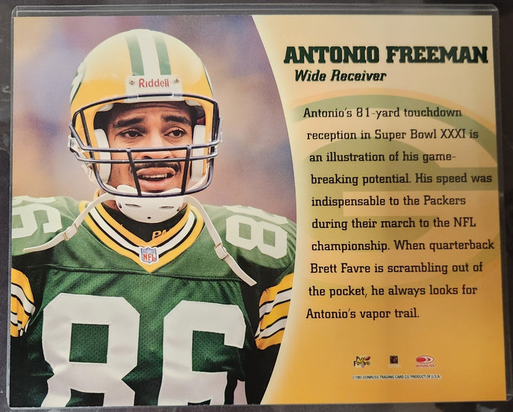 1997 Leaf Authentic Signature Antonio Freeman 8x10 Photo Packers