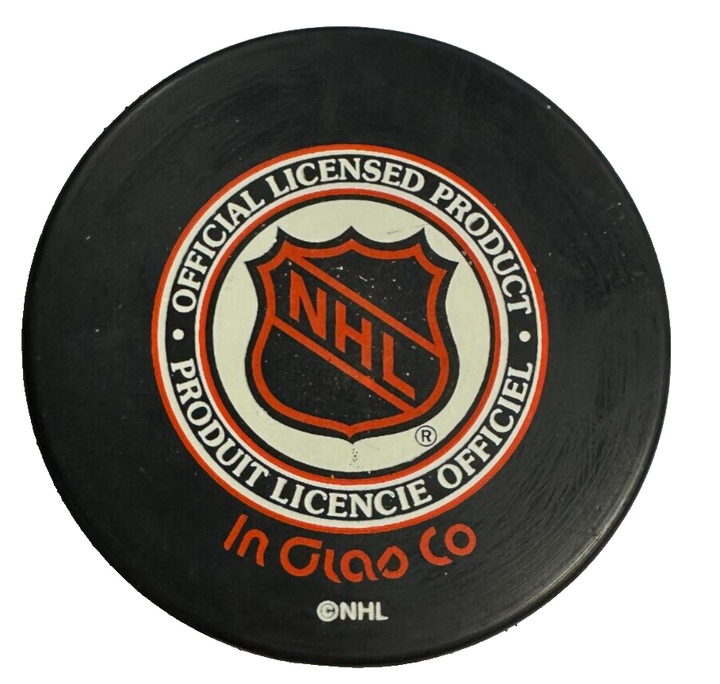 Don Awrey Autographed Montreal Canadiens Hockey Puck NHL