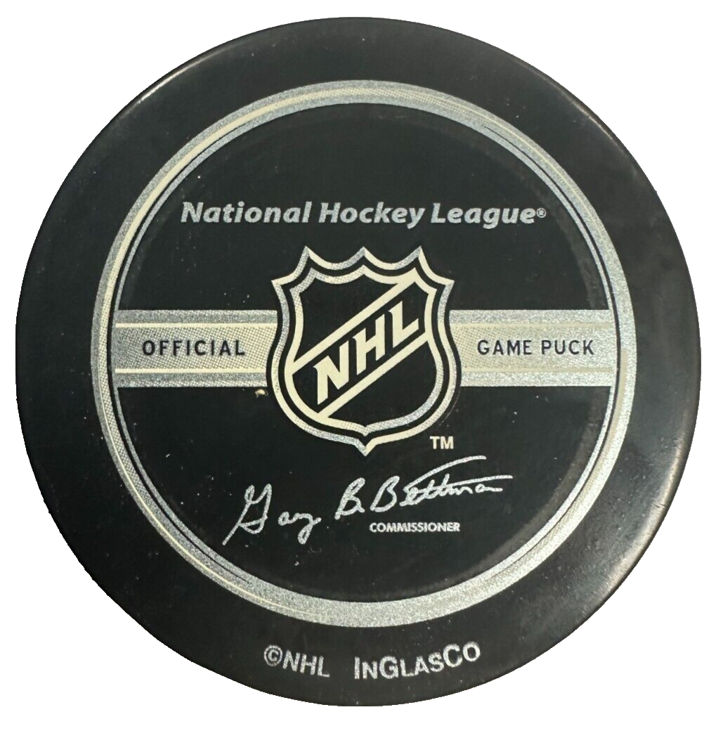 Nikolia Khabibulin Autographed Chicago Blackhawks Official Game Puck NHL