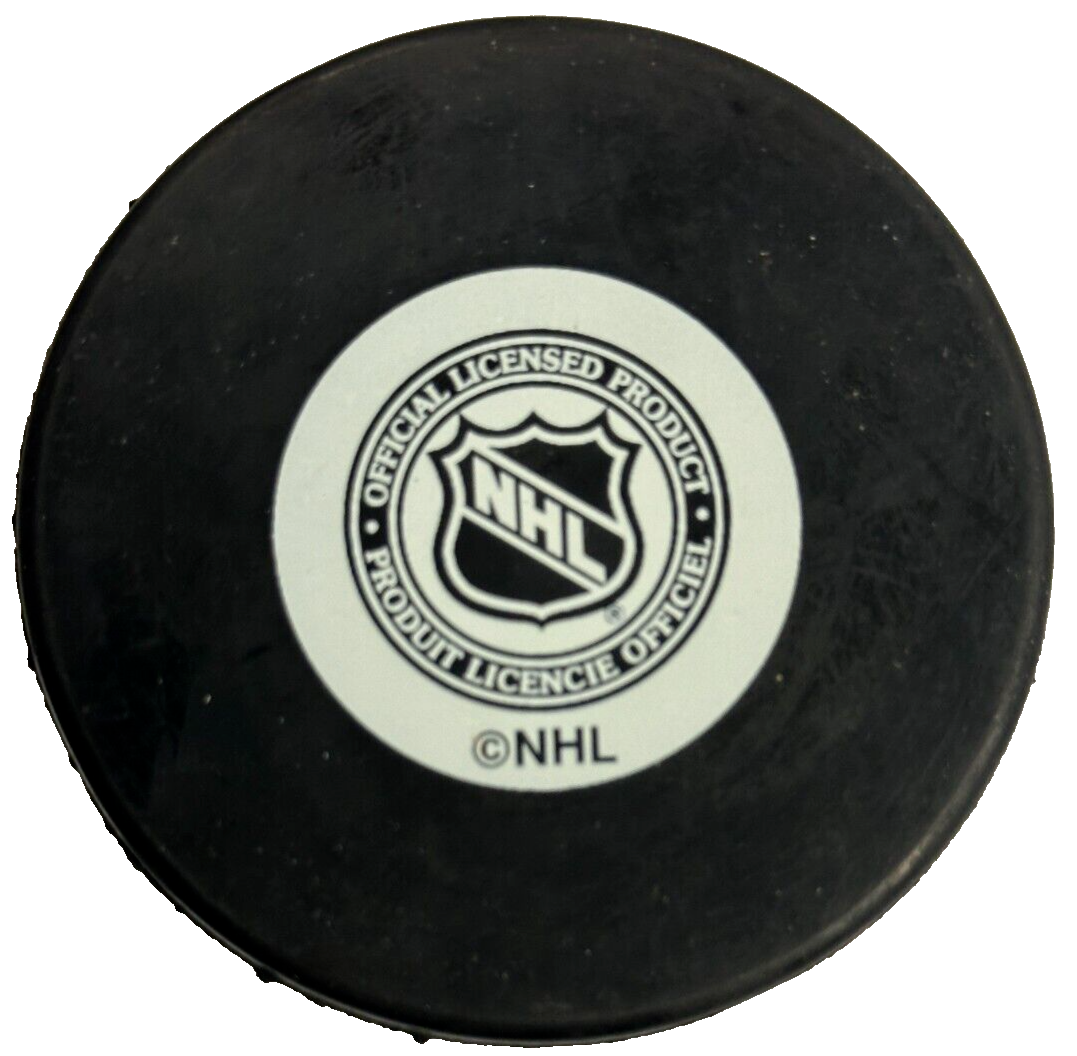 Allen Stanley Autographed Boston Bruins Hockey Puck W/ HOF 81 Insc