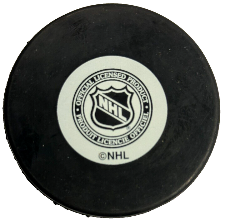 Allen Stanley Autographed Boston Bruins Hockey Puck W/ HOF 81 Insc