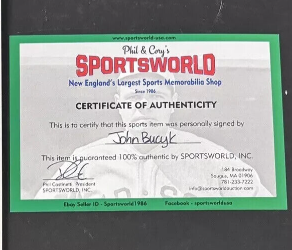 March 28, 1968 Johnny Bucyk Night Autographed Program W/ HOF 1981 Insc Bruins