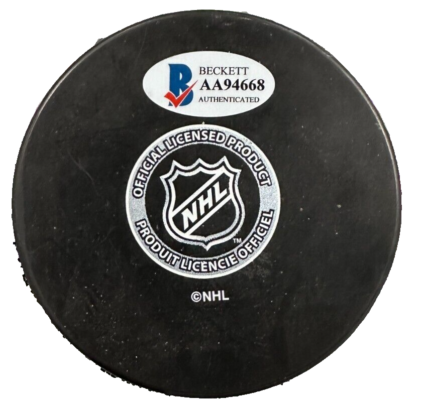 Michael Ryder Autographed Boston Bruins Hockey Puck BAS NHL