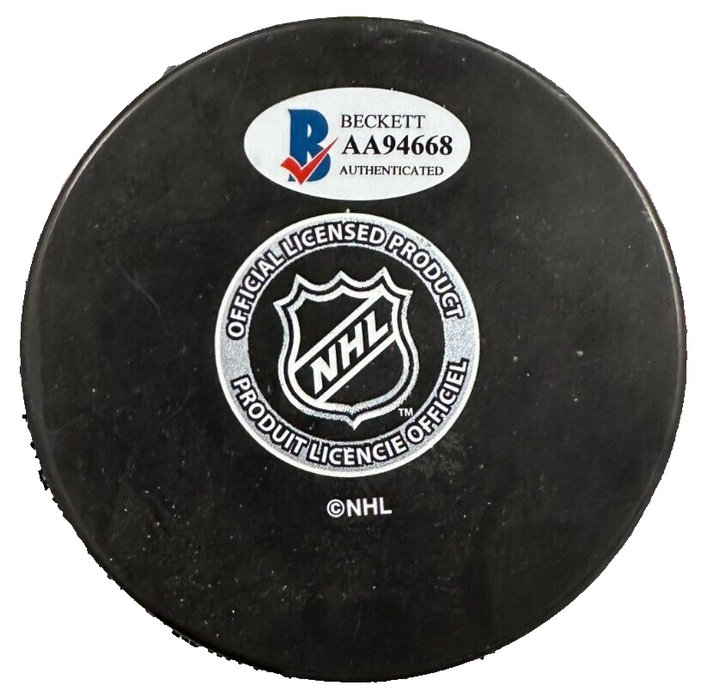 Michael Ryder Autographed Boston Bruins Hockey Puck BAS NHL