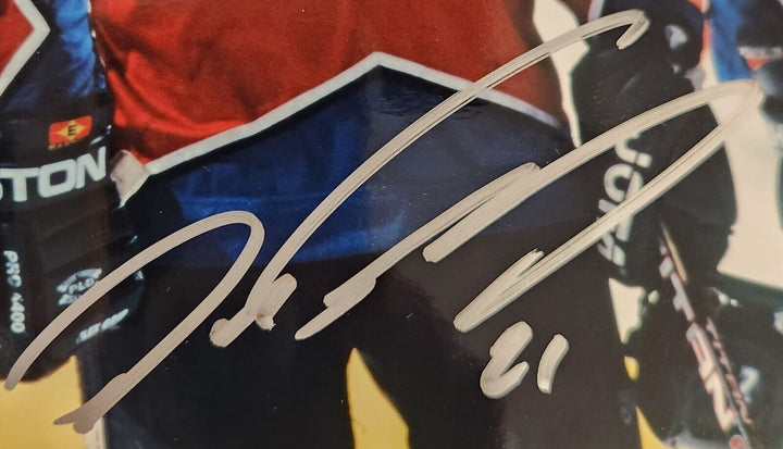 Peter Forsberg Autographed 8x10 Photo W/ Sakic Avalanche HOF