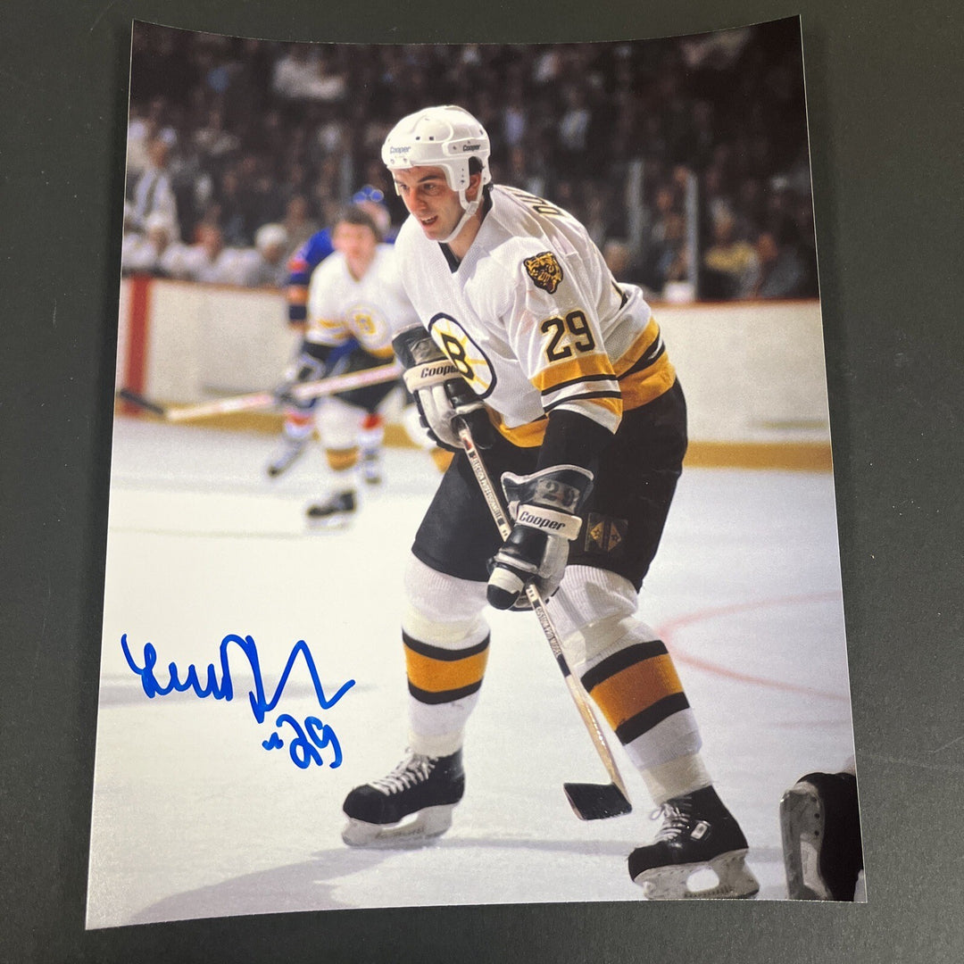 Luc Dufour Signed 8x10 Boston Bruins Sportsworld