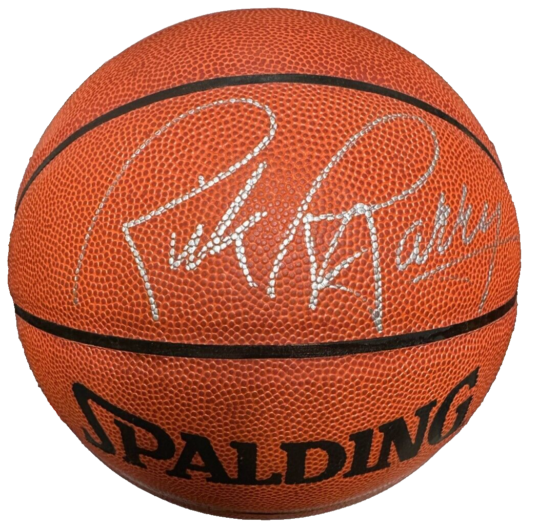 Rick Barry Autographed Spalding Official NBA Basketball Warriors HOF