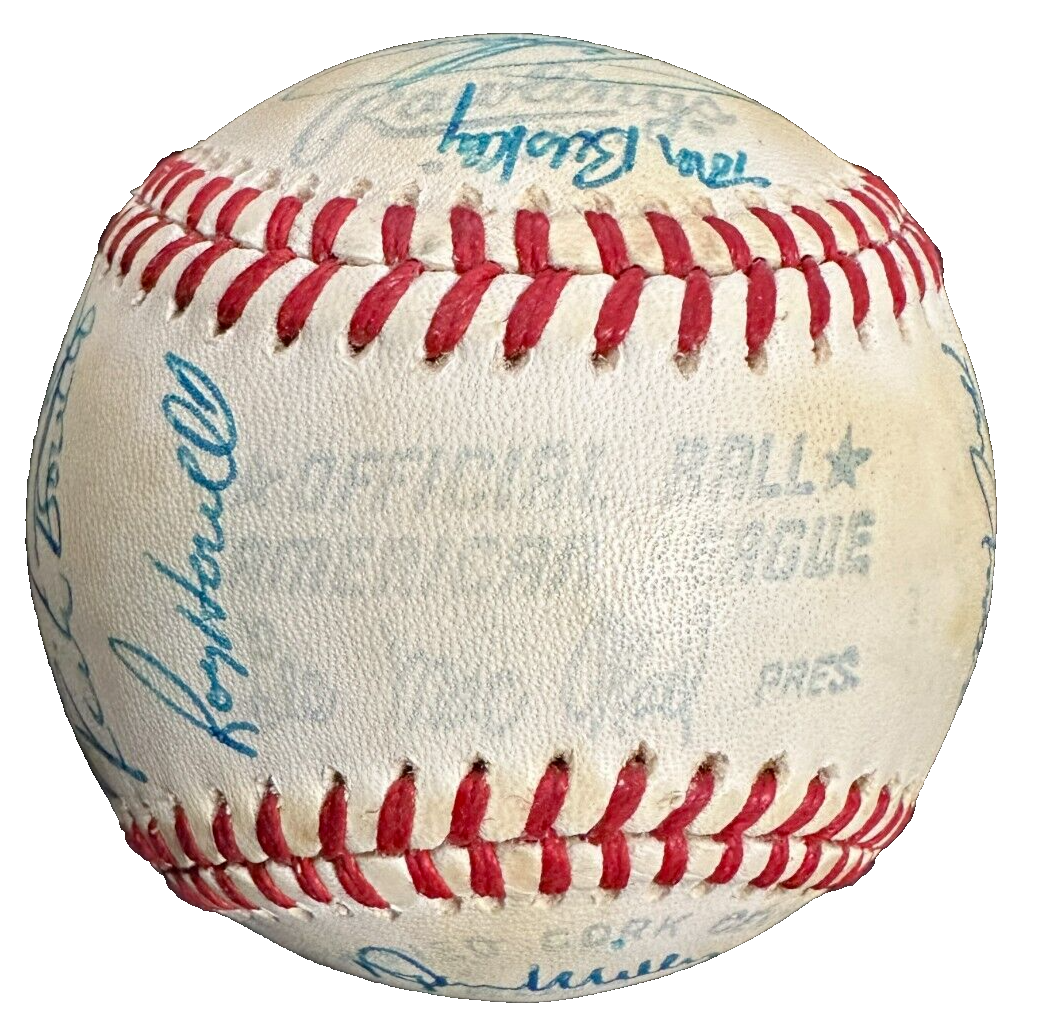 1979 Toronto Blue Jays Team Autographed Baseball Stieb Clancy Howell