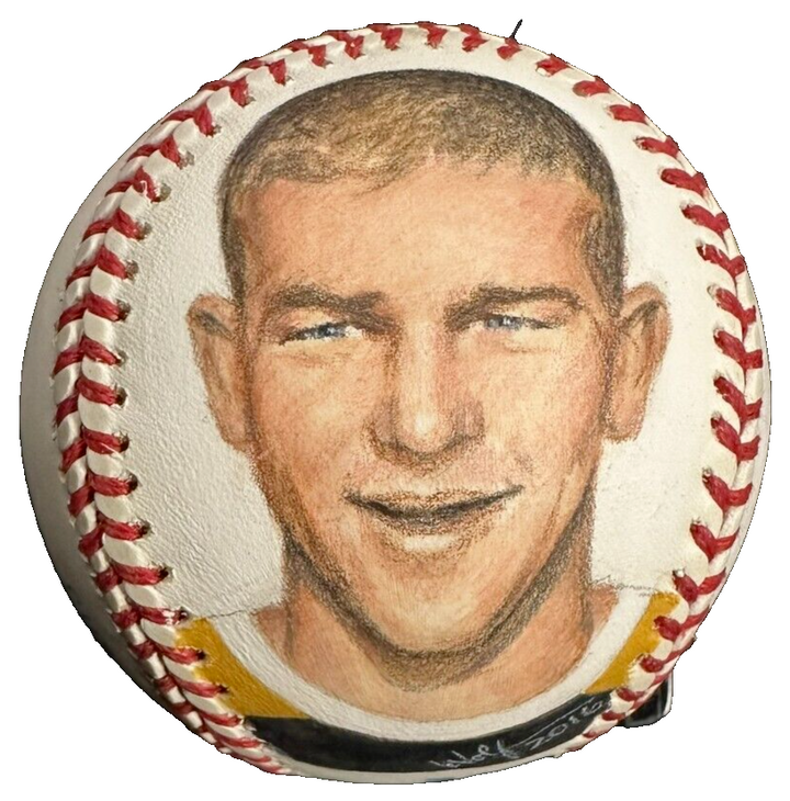 Bobby Orr Autographed Hand Painted Photo Official American League Baseball SGC