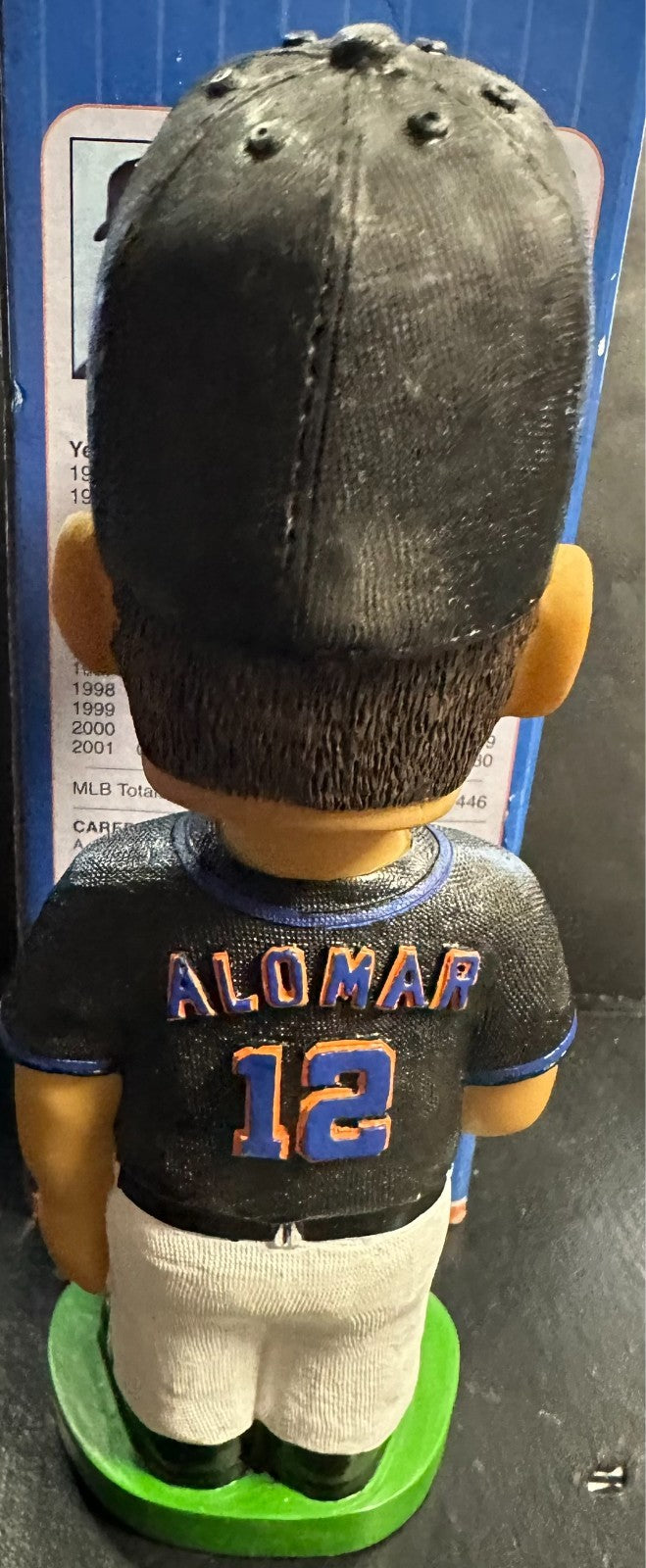 2002 Roberto Alomar Bobblehead NY Mets Original Box Sharp Collectors Series SGA