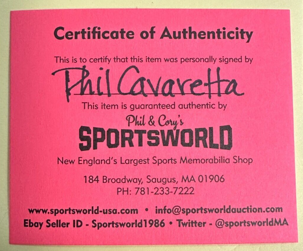 Phil Cavaretta Autographed Official National League Baseball W/ MVP 1945 Insc