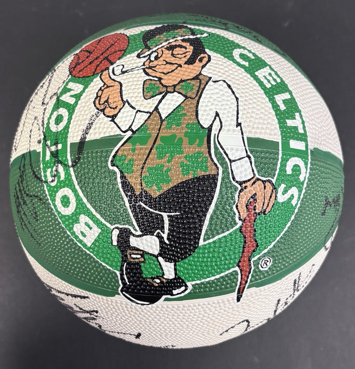 1999-00 Boston Celtics Team Signed Ball Paul Pierce +18 Sportsworld COA