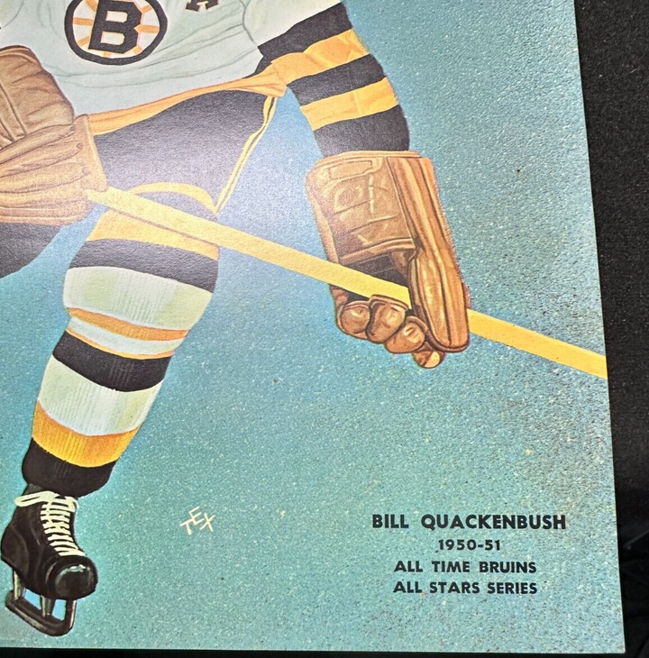 1950s Tex Coulter All Time Boston Bruins NHL Hockey Photos All Stars Set Vintage