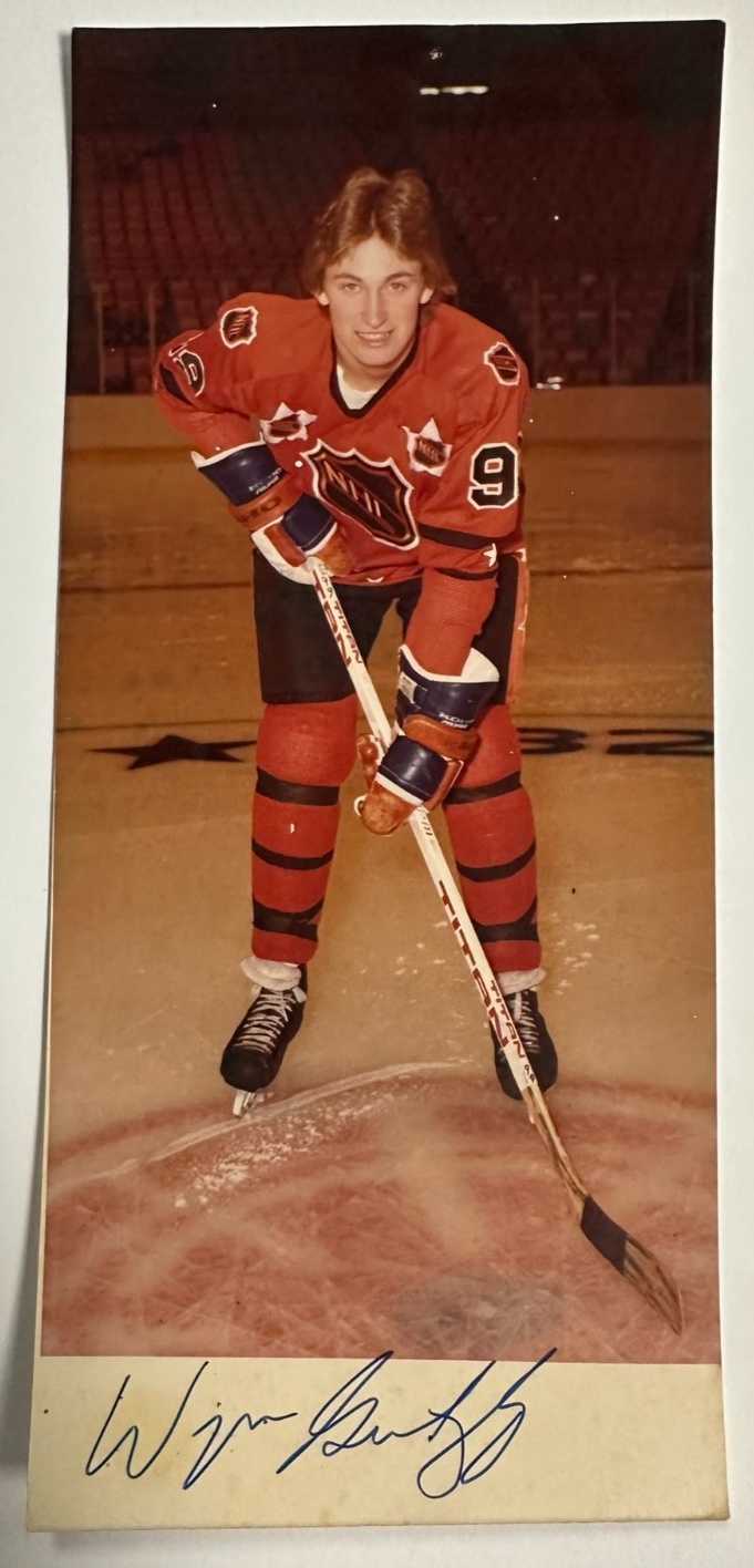 Wayne Gretzky Autographed NHL 1980 All-Star Game Photo HOF BAS Oilers