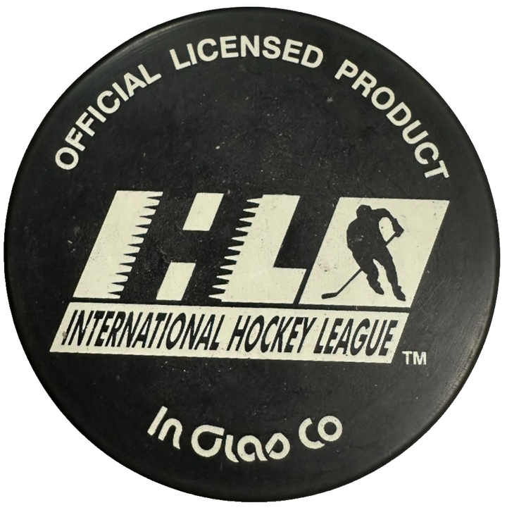 Vintage Quebec Rafales Official Hockey Puck IHL