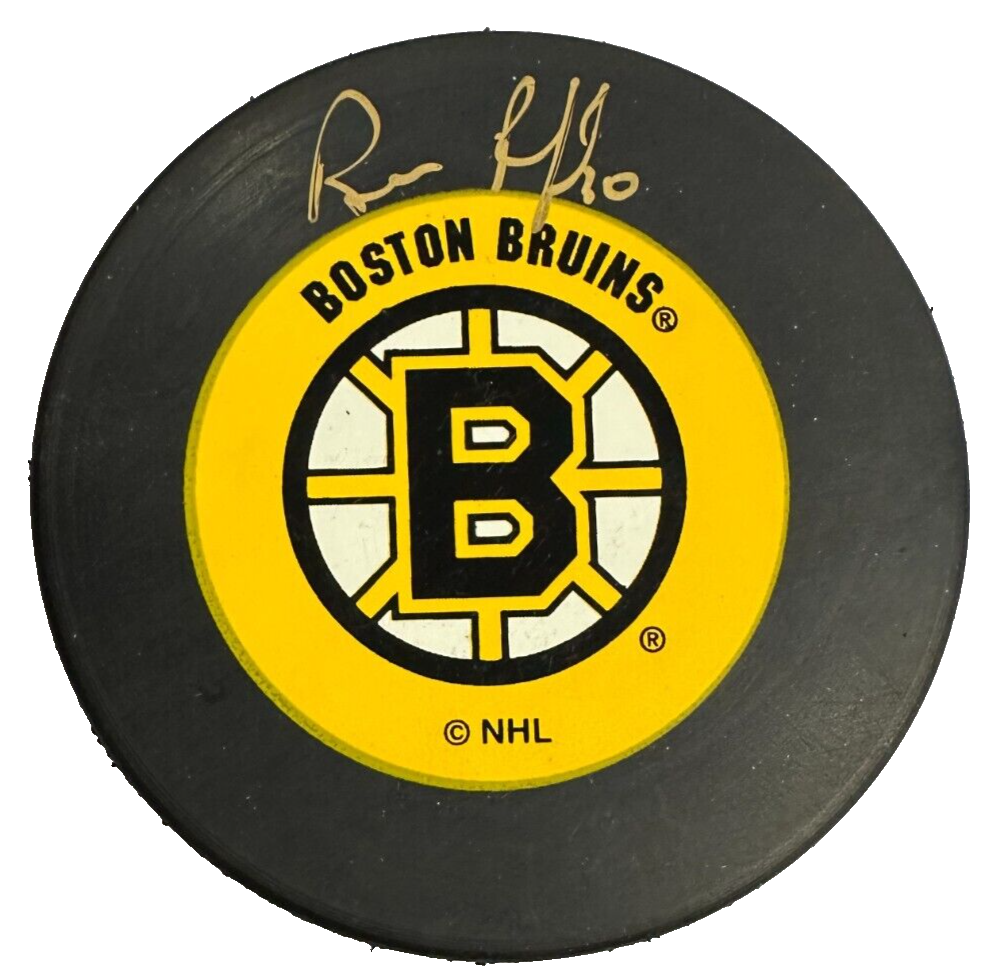 Bill Ranford Autographed Boston Bruins Hockey Puck NHL BAS