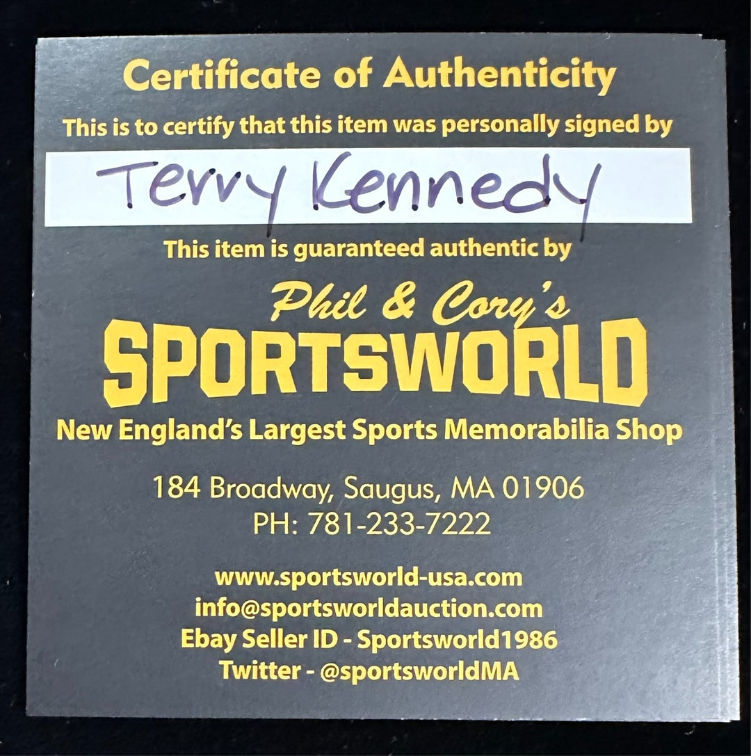 Terry Kennedy Autographed Official National League Baseball SD Padres