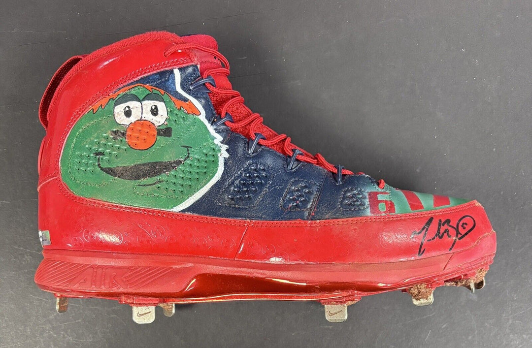 Mookie Betts Game Used Signed 2018 Players Weekend Cleats MLB Fanatics Authentic